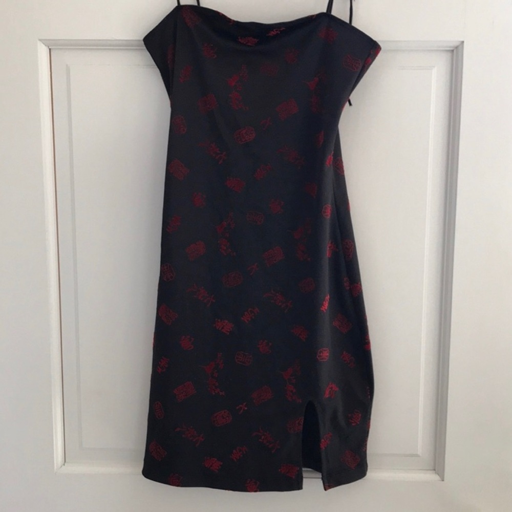 MOTEL oriental mini dress